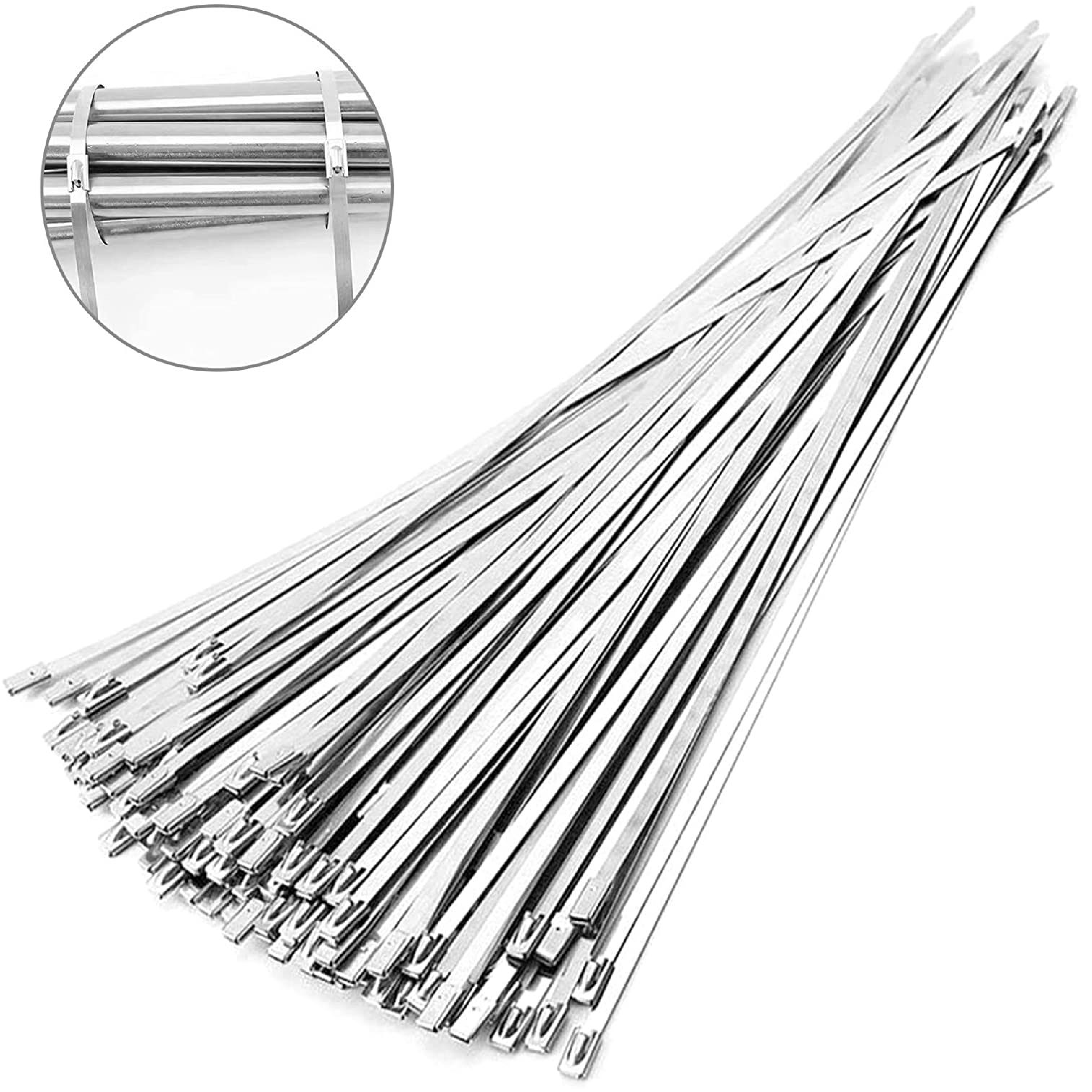 Stainless Steel Cable Ties 100PC/Pack